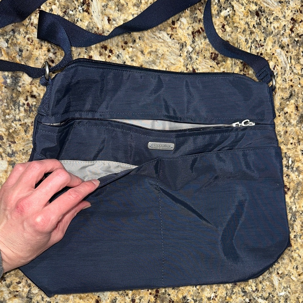 Baggallini Midnight Blue Crossbody Bag - Picture 8 of 11